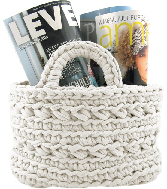Hoooked Zpagetti Off-white Revisto Basket Crochet Kit, , hi-res, image 2