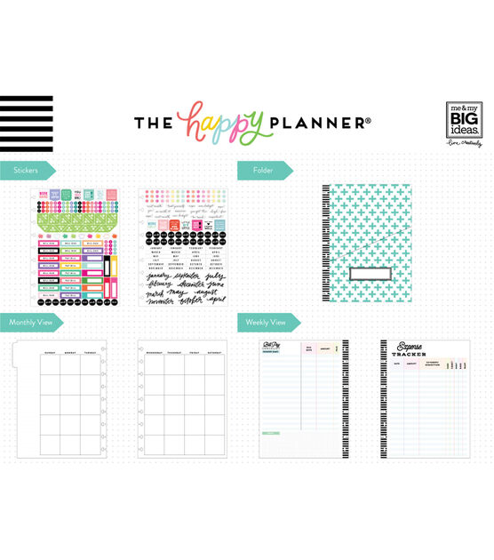 Happy Planner 41pc Budget Edition Extention Pack, , hi-res, image 3