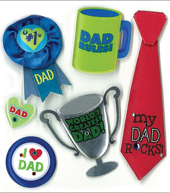 Jolee's Boutique Dimensional Stickers No 1 Dad