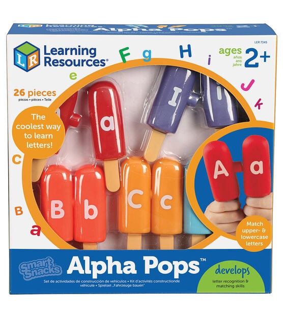Learning Resources 4" Smart Snacks Alpha Pops 26ct, , hi-res, image 2