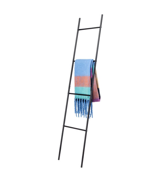 Honey Can Do Leaning Ladder Rack Black