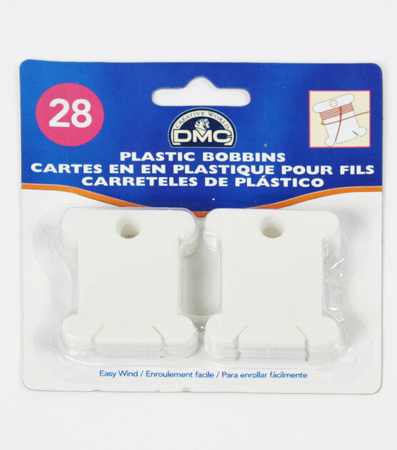 Plastic bobbin, straight - 2518P - Strima