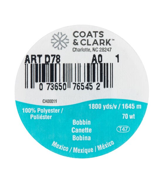 Coats & Clark Bobbin Thread (625 Yards)