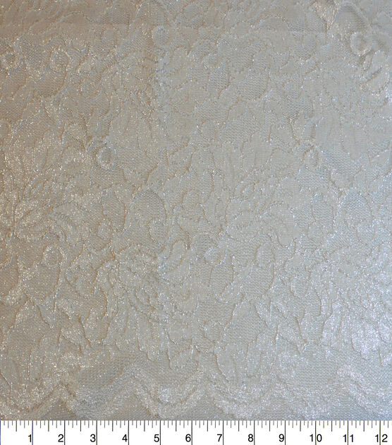 Foil Stretch Lace Fabric by Casa Collection, , hi-res, image 1