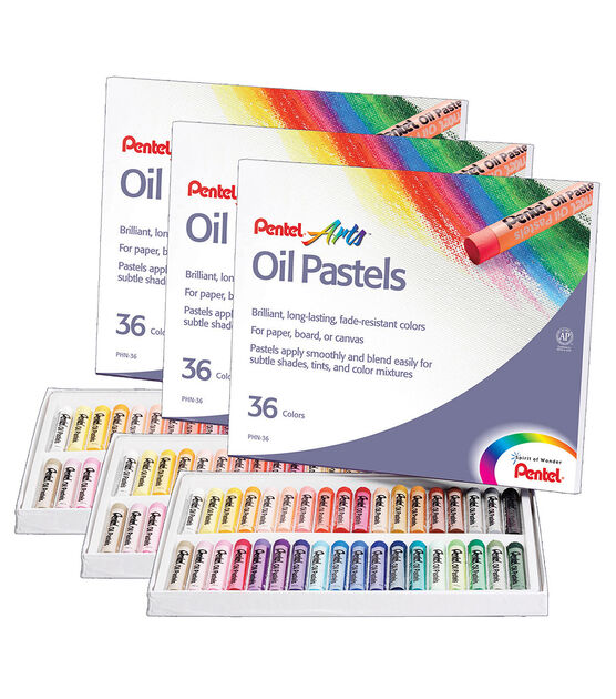 Pentel 108ct Oil Pastel Crayons
