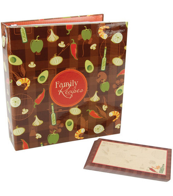 5''x7'' Family Recipes 3 Ring Scrapbook Kit Garden