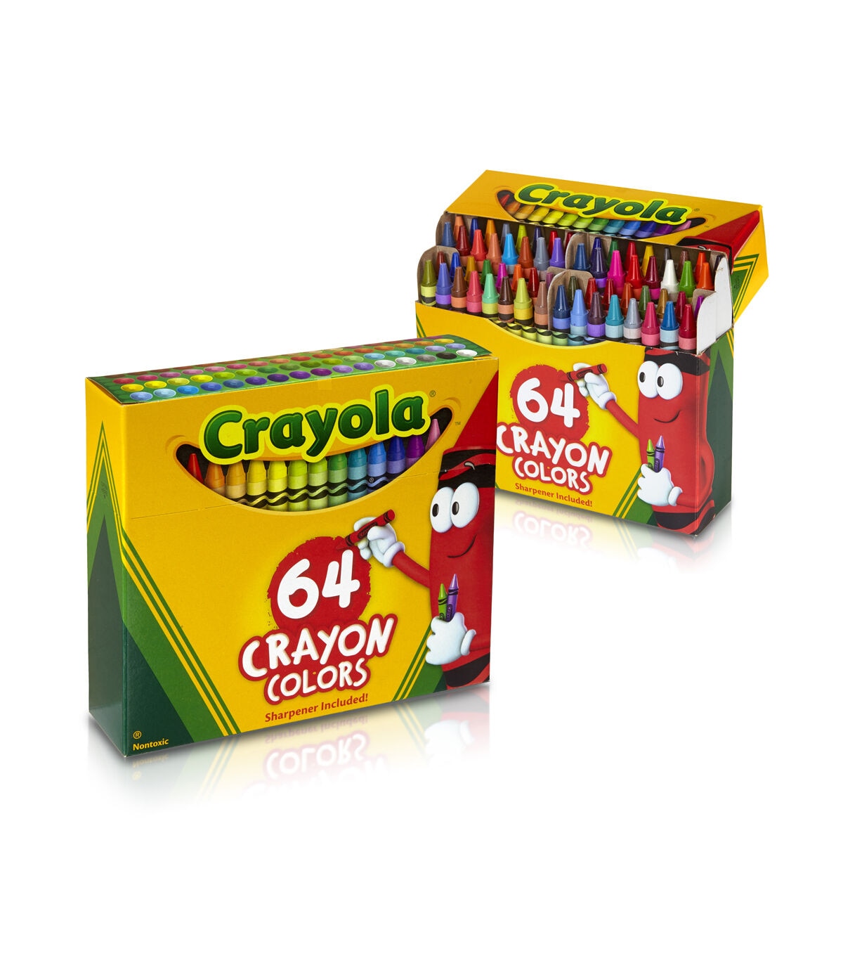 Crayola 64ct Multicolor Crayons With Sharpener