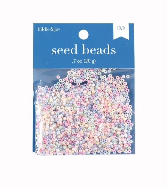 0.7oz Multicolor Ceylon Pearl Glass Seed Beads by hildie & jo