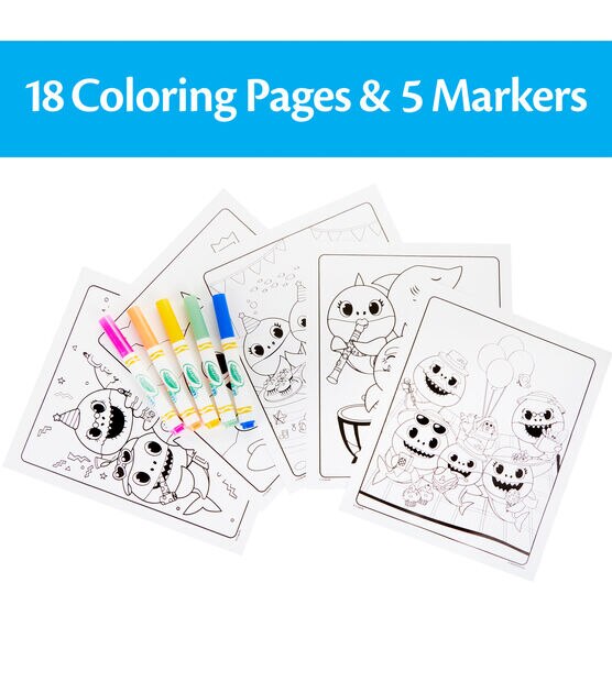 Crayola Color Wonder Nursery Rhymes Coloring Book & Markers, 23 pc