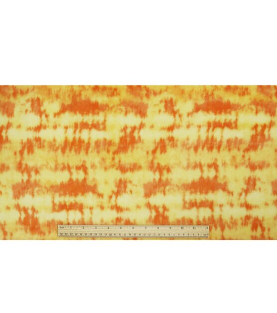 Orange Tie Dye Sew Lush Fleece Fabric, , hi-res, image 4
