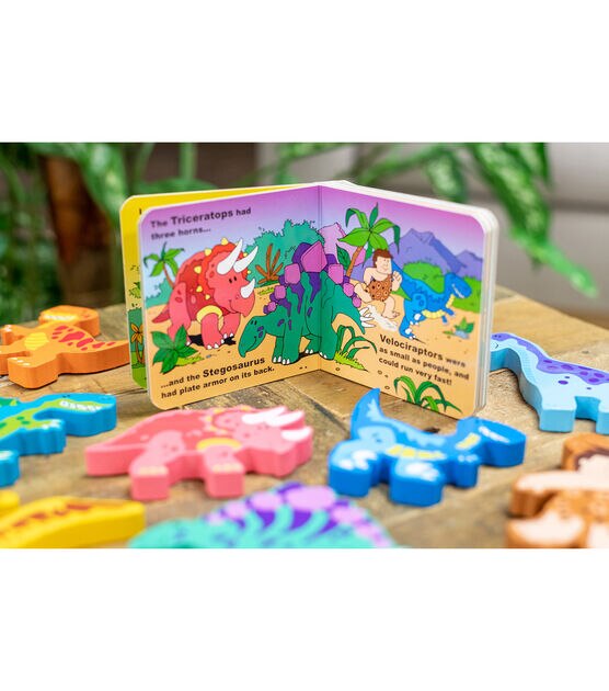 Bendon 11" x 12" Chunky World Dinosaurs Puzzle Book, , hi-res, image 3