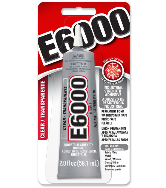 E6000 2oz Clear Adhesive, , hi-res, image 1