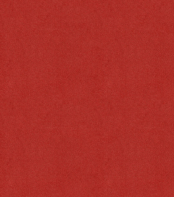 Signature Series Multi Purpose Faux Suede Decor Fabric 58" True Red