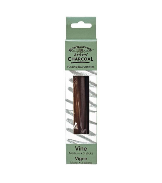 Winsor & Newton Vine Charcoal Sticks Medium 3pk