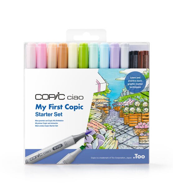 Copic COPIC Ciao Marker My First Copic Starter Set, 12-Piece Set, , hi-res, image 1
