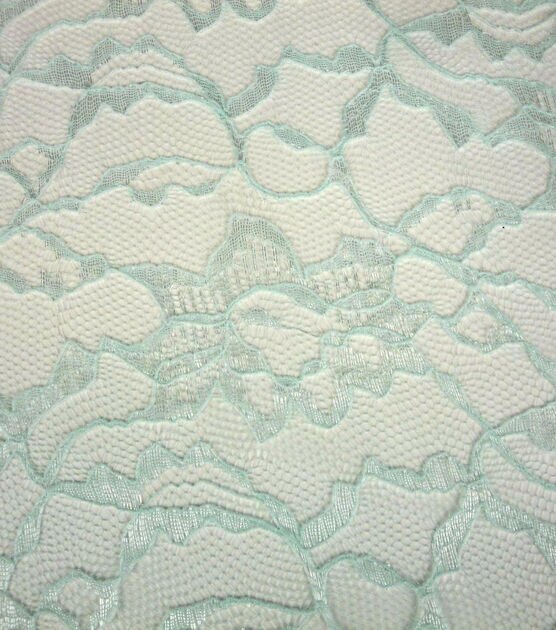 Whispering Blue Lace Fabric by Casa Collection, , hi-res, image 2