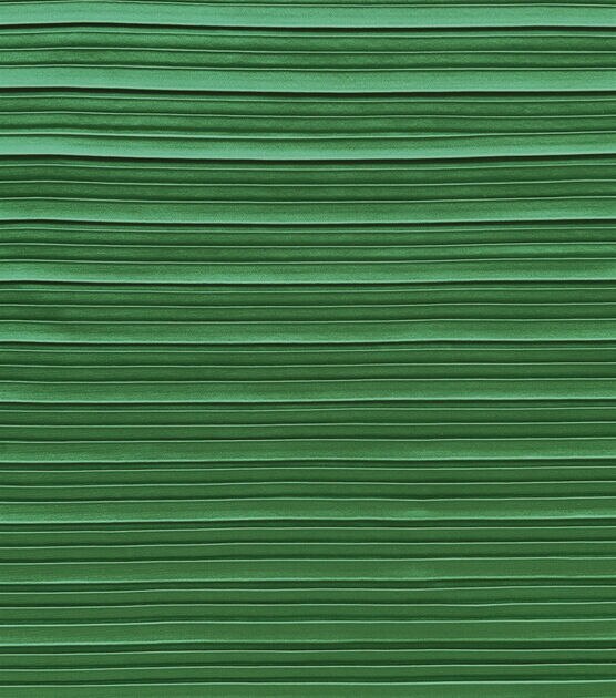 Casa Collection Green Pleated Satin Apparel Fabric, , hi-res, image 1