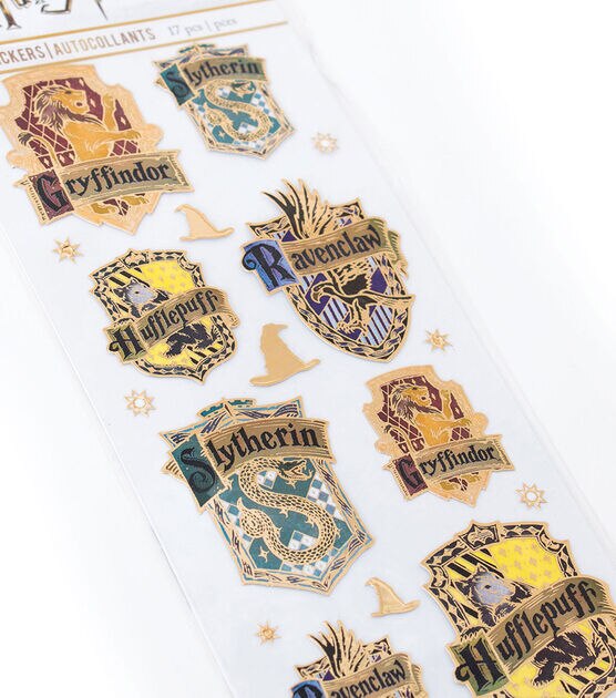 Harry Potter House Crest Faux Enamel Pin Stickers 17 Pieces, , hi-res, image 2