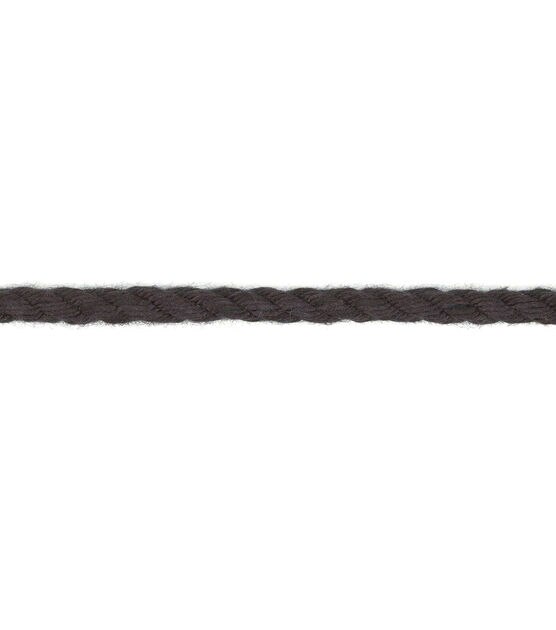 Simplicity Twisted Cotton Cord Trim 0.19'' Black