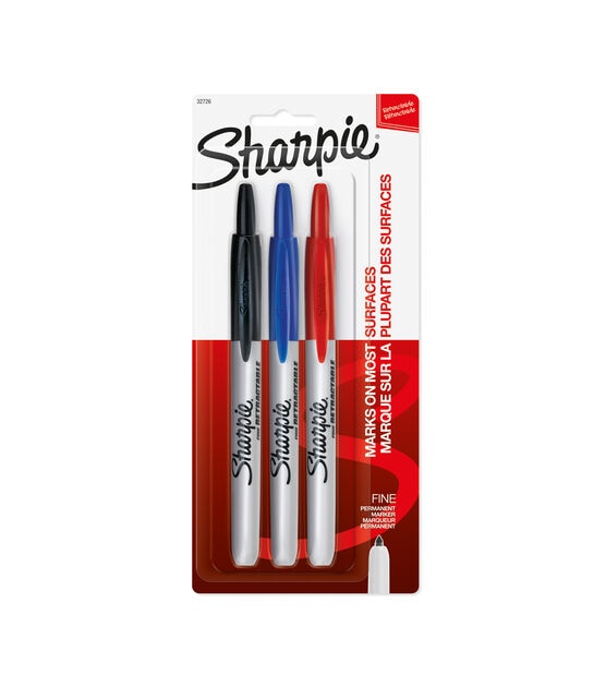 Sharpie Fine Point Retractable Markers 3ct