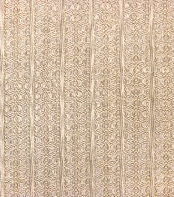 Knit Cream 108" Wide Flannel Fabric