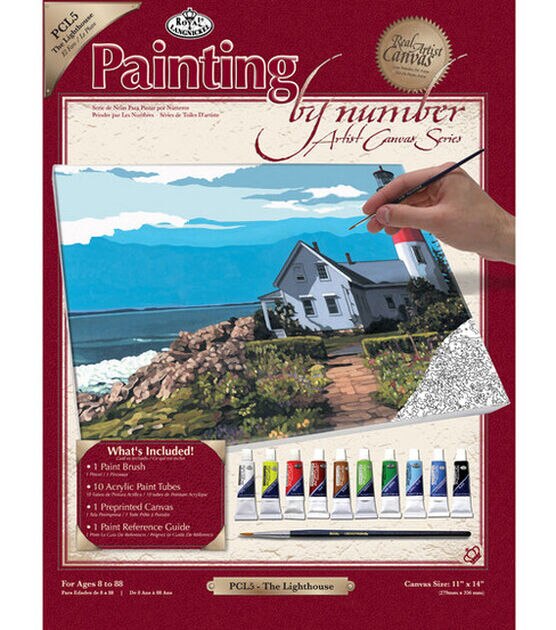 11"x14" Paint By Number Kit The Lighthouse