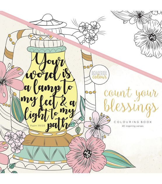 Kaisercolour Coloring Book 9 75 X9 75 Count Your Blessings Joann