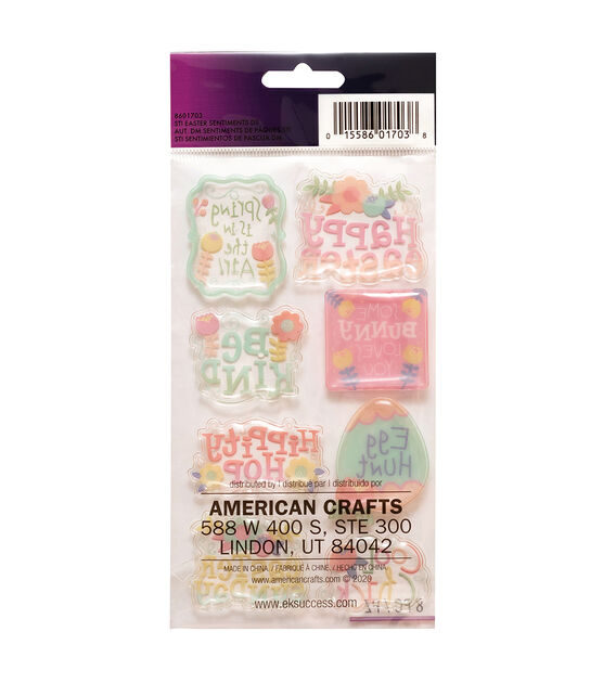 American Crafts Puffy Stickers Easter Sentiments, , hi-res, image 3
