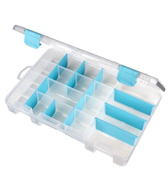 ArtBin Tarnish Inhibitor 4 16 Compartment Box 10.75"X7.375"X1.75" Translucent, , hi-res, image 3