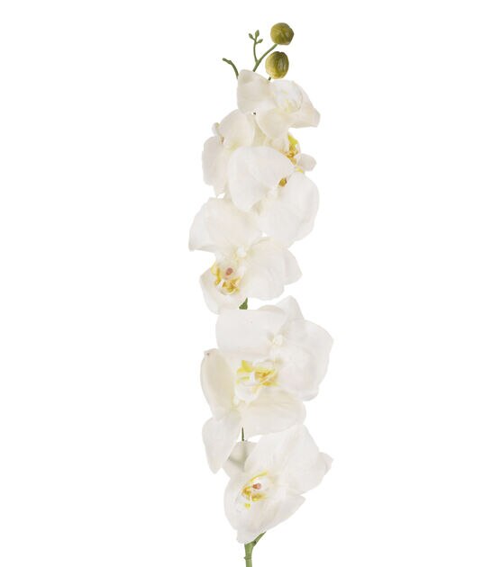 35" White Phalaenopsis Stem by Bloom Room, , hi-res, image 2