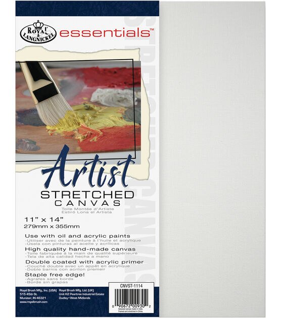 Royal & Langnickel Essentials 11''x14'' Artist Stretched Canvas