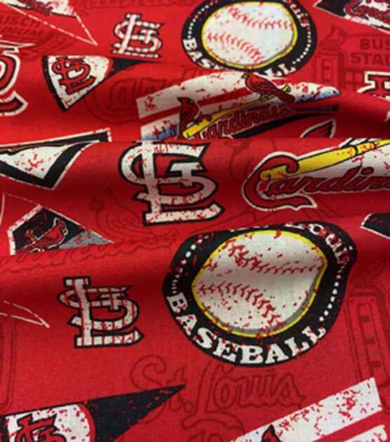 Fabric Traditions St. Louis Cardinals Cotton Fabric Vintage, , hi-res, image 3