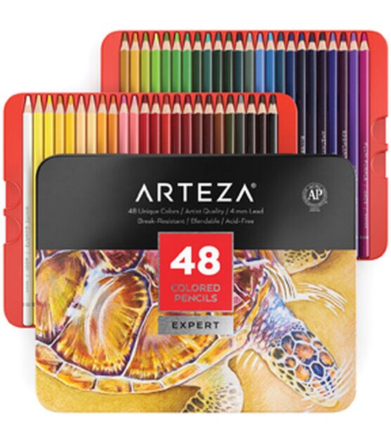 Arteza Expert Colored Pencils Set 48pc