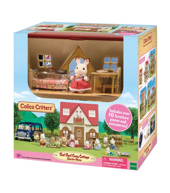 Calico Critters Red Roof Cozy Cottage Starter Home, , hi-res, image 2