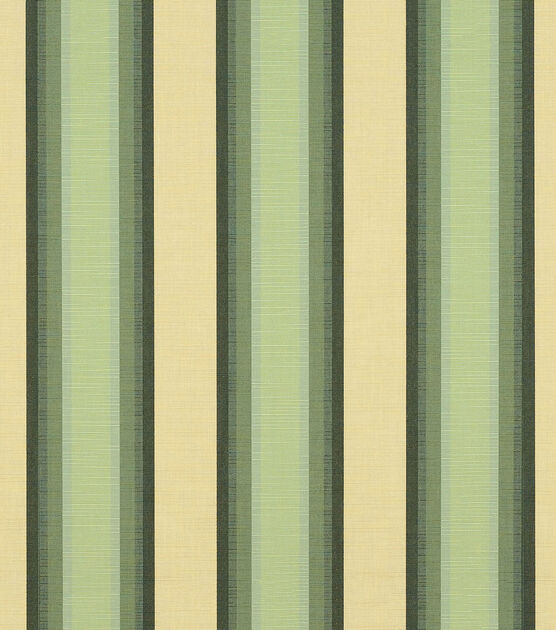Sunbrella Green Stripes Premium Colonnade Fossil Print Outdoor Fabric