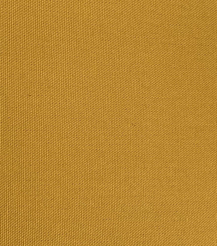 Duck Canvas Fabric, Mineral Yellow, swatch