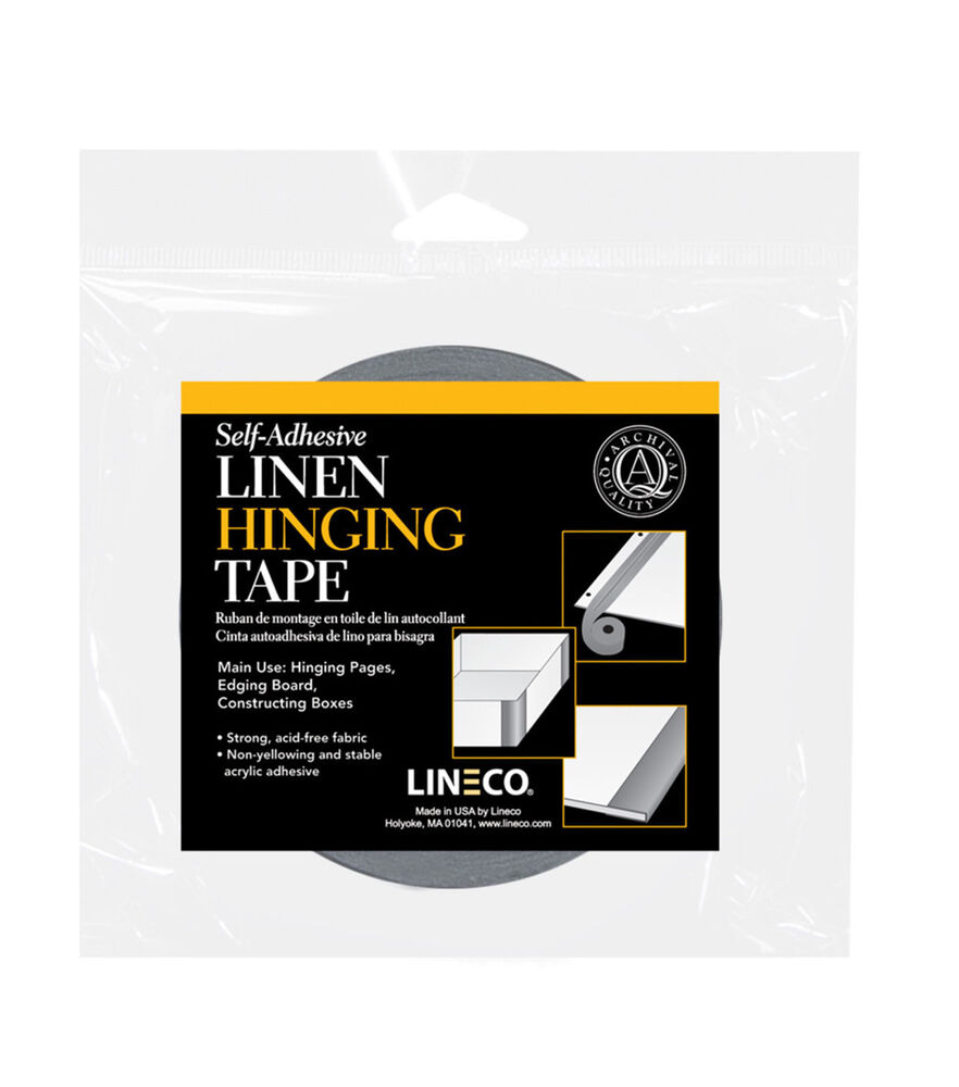 Lineco University Products Self Adhesive Linen Hinging Tape 1.25x35ft