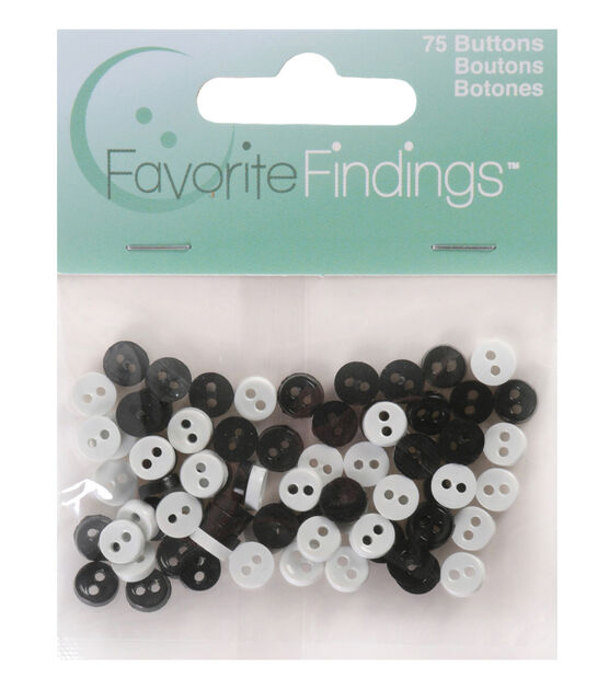 Favorite Findings 75ct Christmas Round 2 Hole Buttons, , hi-res, image 2