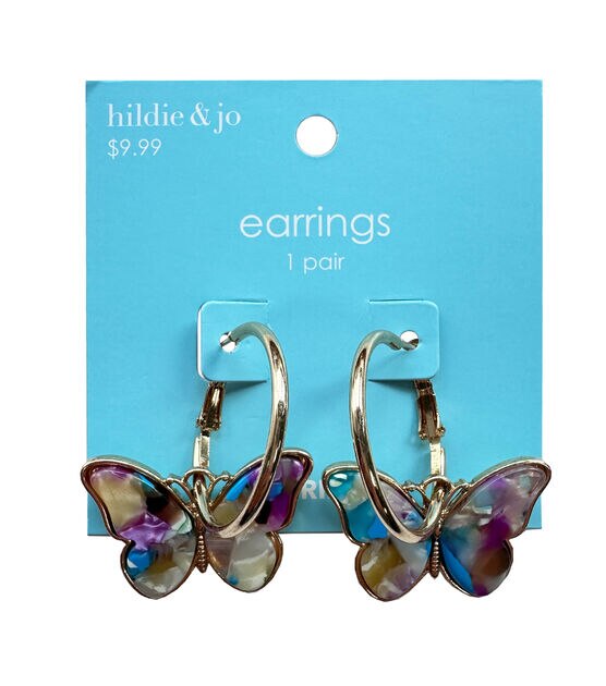 1.5" Spring Butterfly Earrings by hildie & jo