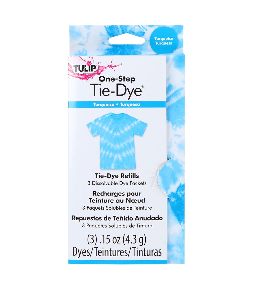 Tulip 0.15oz One Step Fabric Tie Dye Refill, Turquoise, swatch