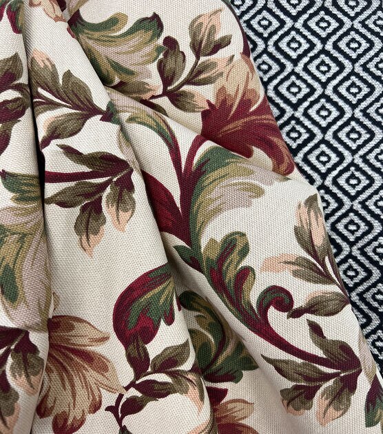 Abigail Ruby Cotton Canvas Fabric, , hi-res, image 2