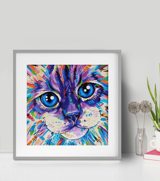 Abstract Cat Diamond Painting Kit