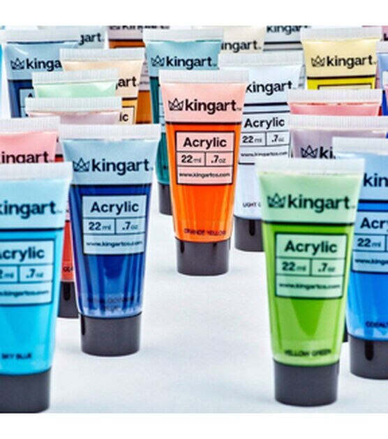 KINGART Artist Acrylic Paint Set of 24 Unique Colors, , hi-res, image 5