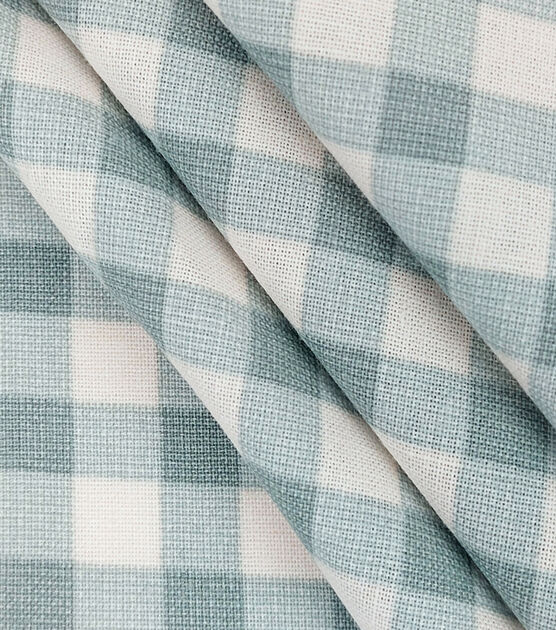 Gray & White Checks Quilt Cotton Fabric by Keepsake Calico, , hi-res, image 2