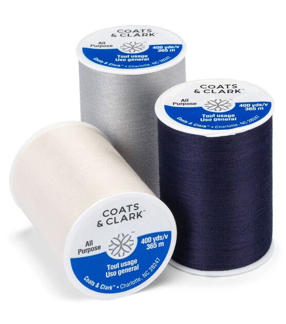  Coats & Clark All Purpose Thread 400 Yards White (ONE