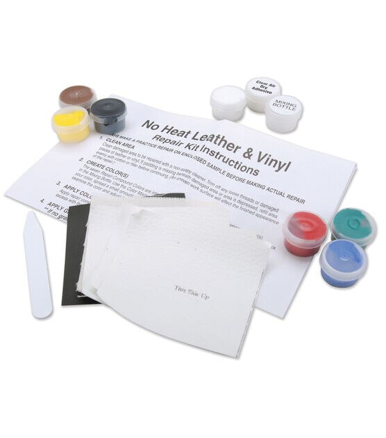 Any Color Leather and Vinyl Adhesive Repair Patch, Sticky Vinyl