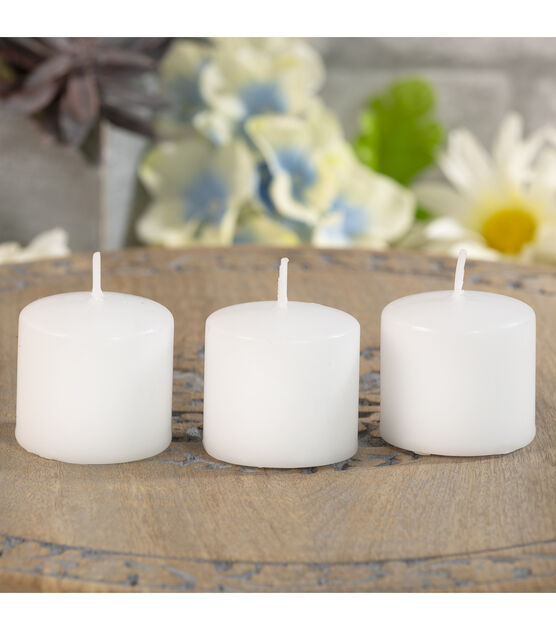 2" Unscented White Pillar Candles 8pk by Hudson 43, , hi-res, image 6