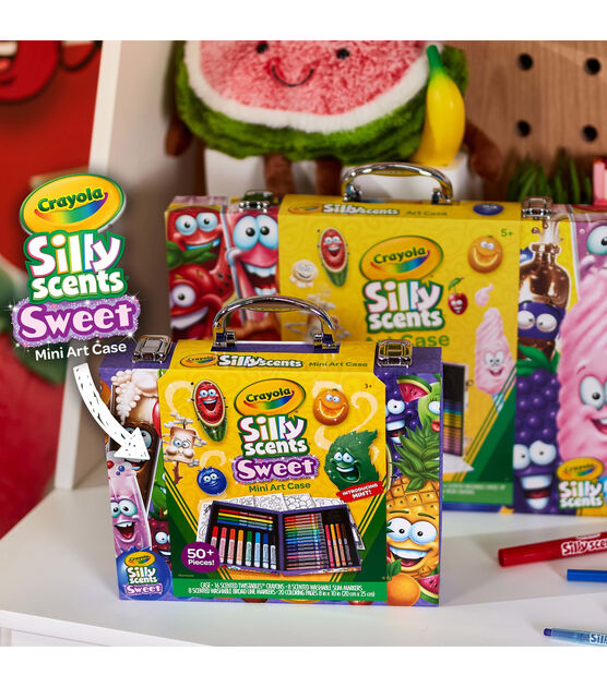 Crayola 52ct Silly Scents Inspiration Art Case Kit, , hi-res, image 13