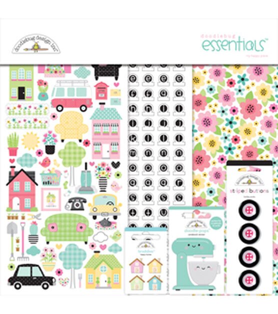 Doodlebug 6 Sheet 12" x 12" My Happy Place Double Sided Page Kit