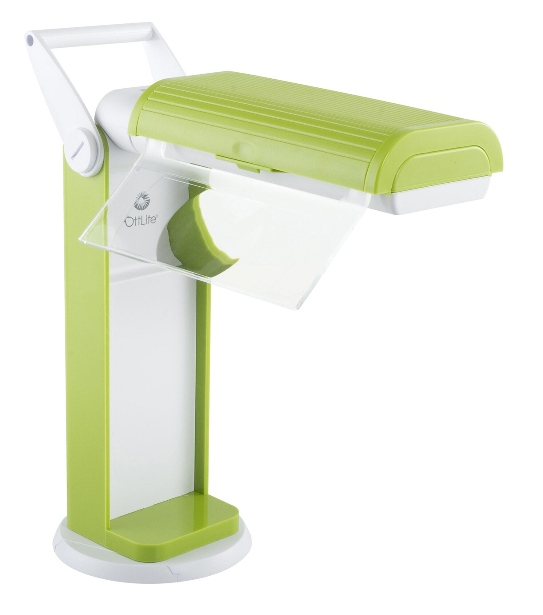 OttLite 19.5" Portable Task Lamp With Magnifier, Green, hi-res